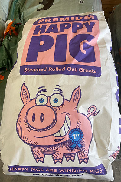Happy Pig Steamed Rolled Oats